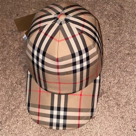 burberry hat red black|authentic Burberry hat.